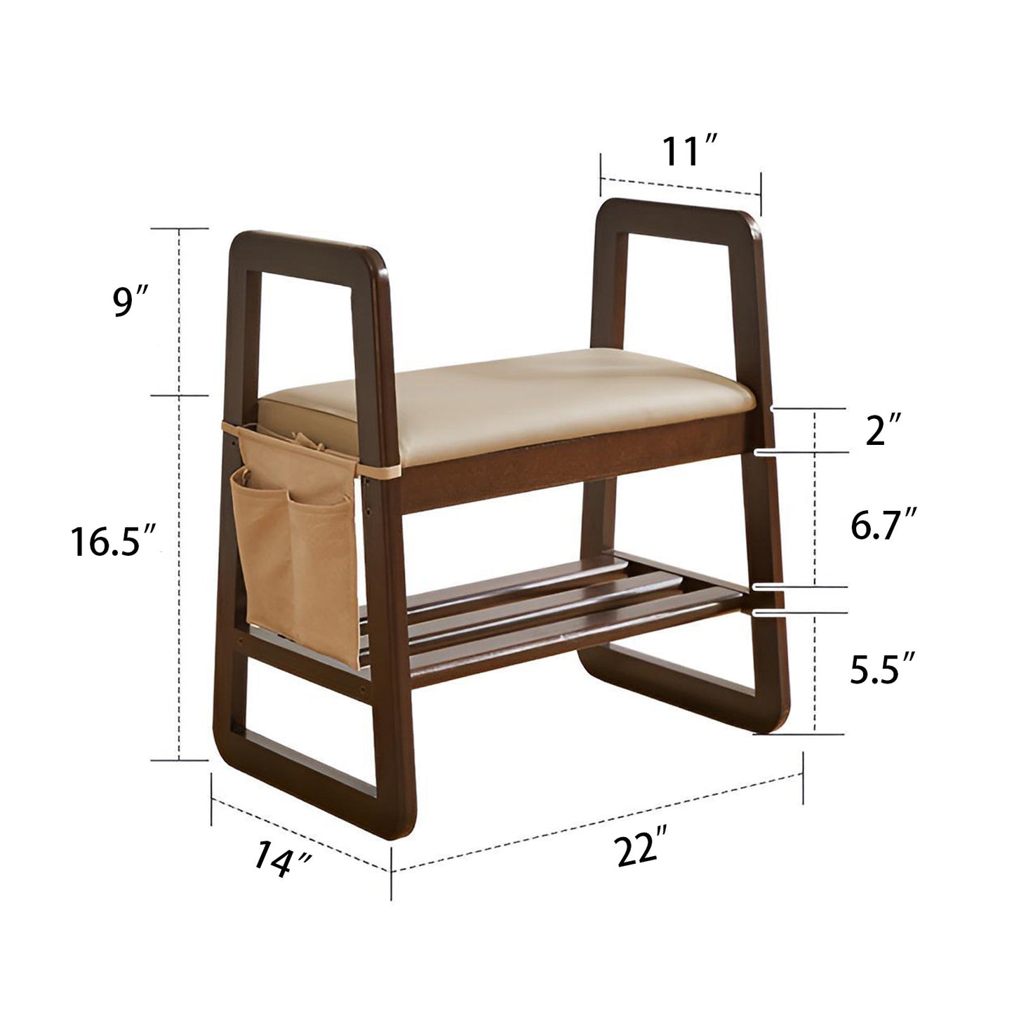 Entryway Storage Bench for Seniors - Savor Cozy