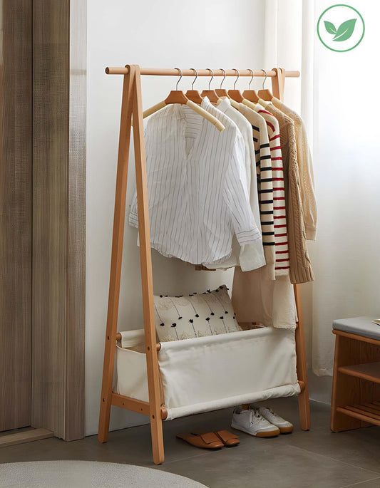 Clothes Rack With Large Storage Bag - Savor Cozy