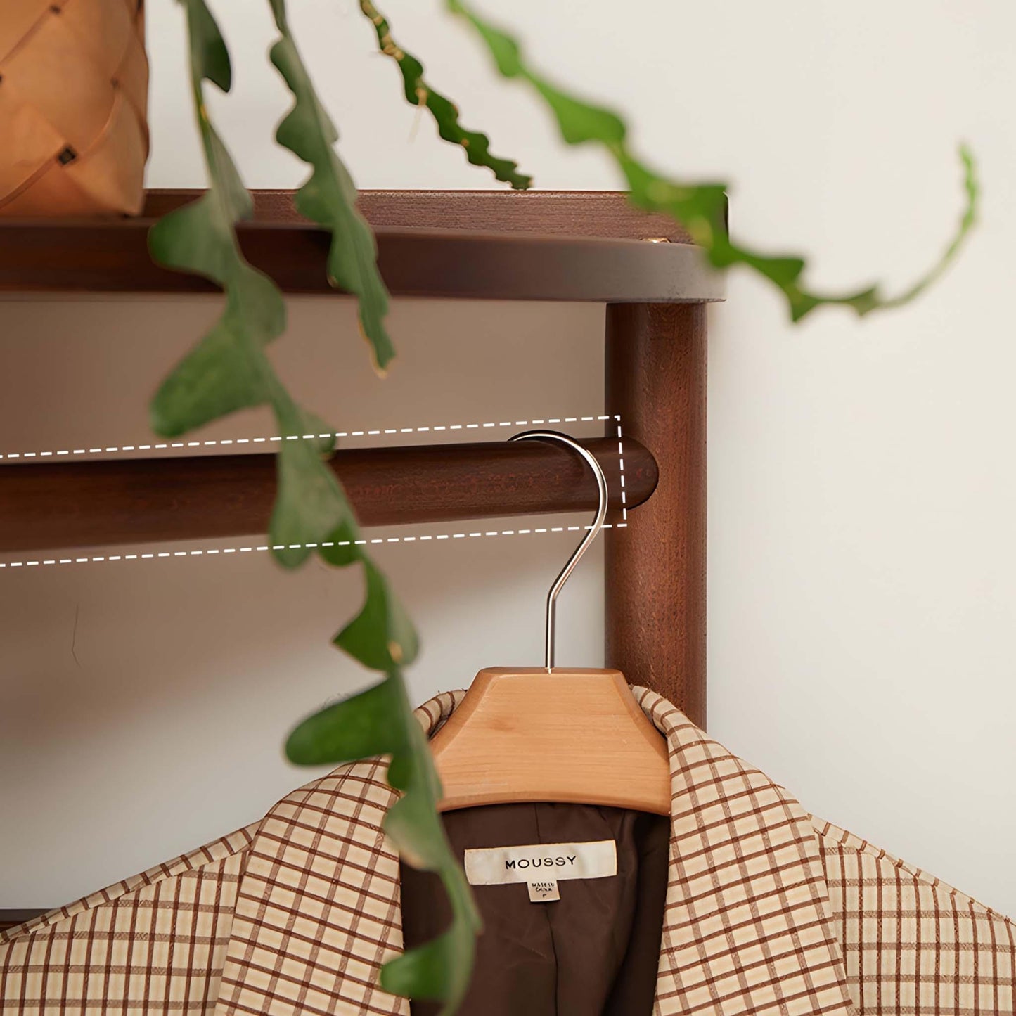 Corner Coat Rack with 3-Shelves - Savor Cozy