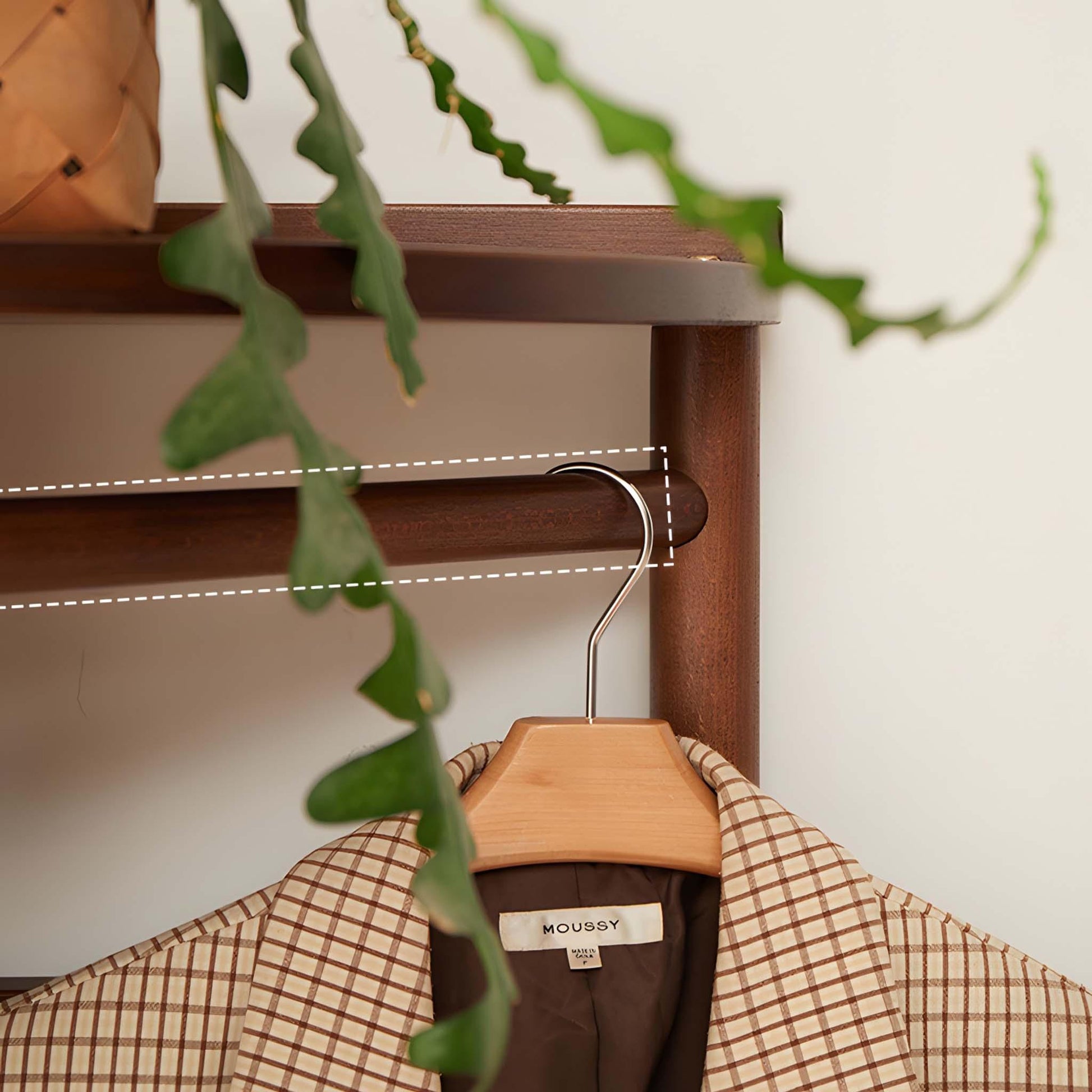 Corner Coat Rack with 3-Shelves - Savor Cozy