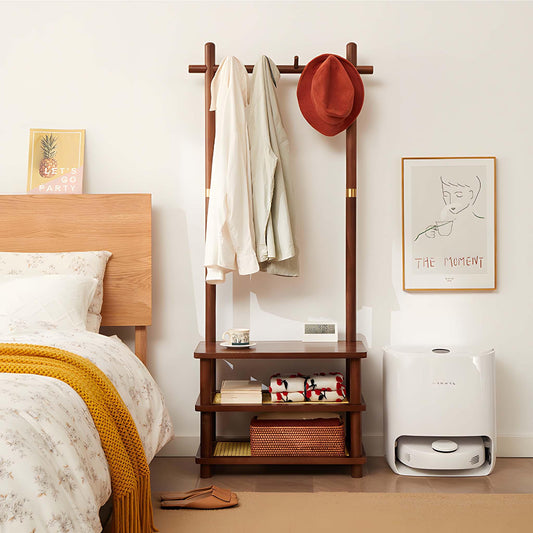 Entryway Decor ideas - Coat Rack with Bench - Savor Cozy