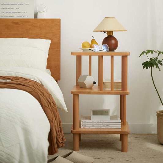 Stylish 3-Tier Bedroom Nightstand - Savor Cozy
