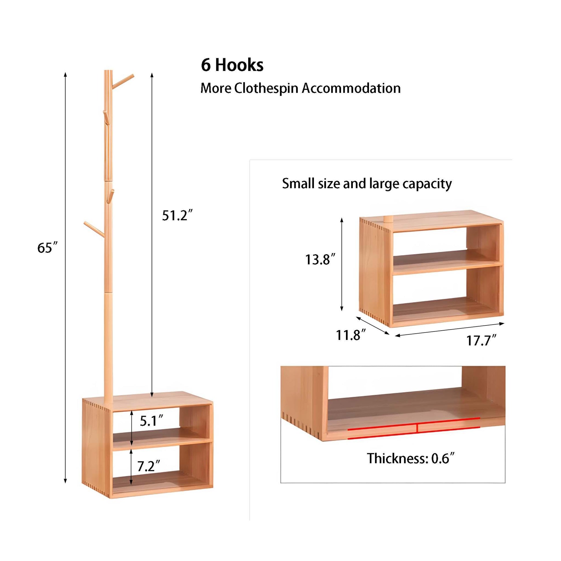 Coat Rack Benches - Savor Cozy