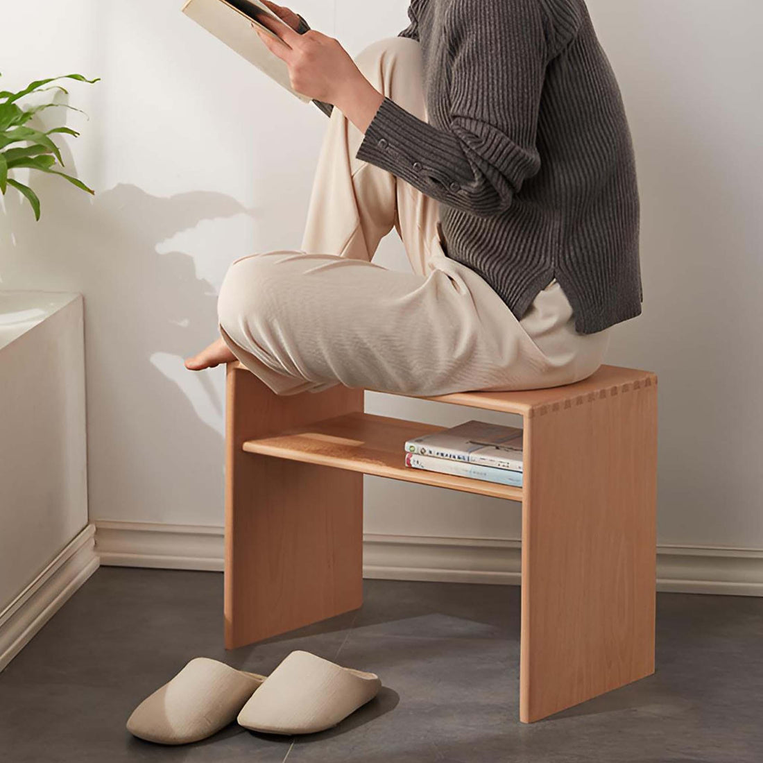 versatile c-shaped side table for couch