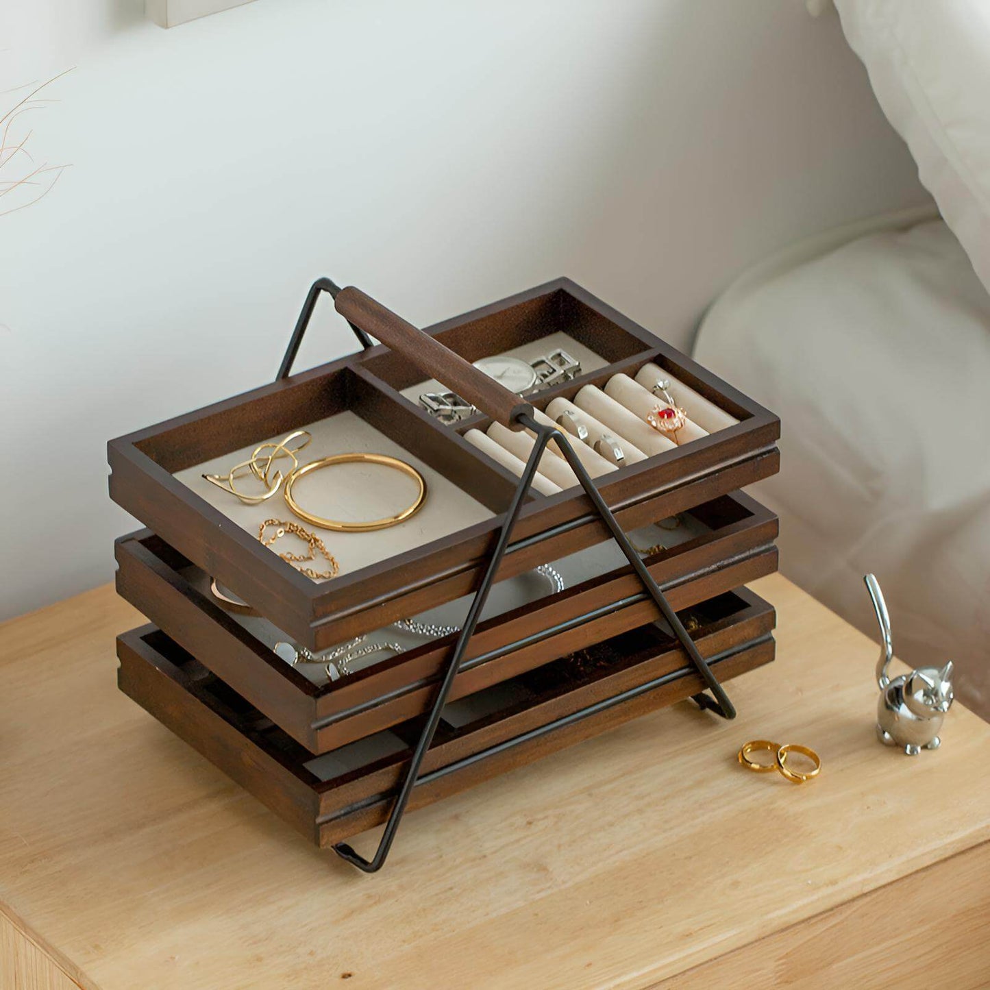 solid wood jewelry box