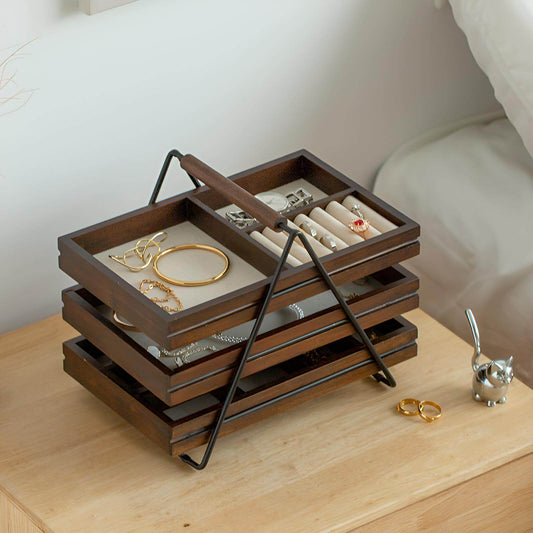 solid wood jewelry box