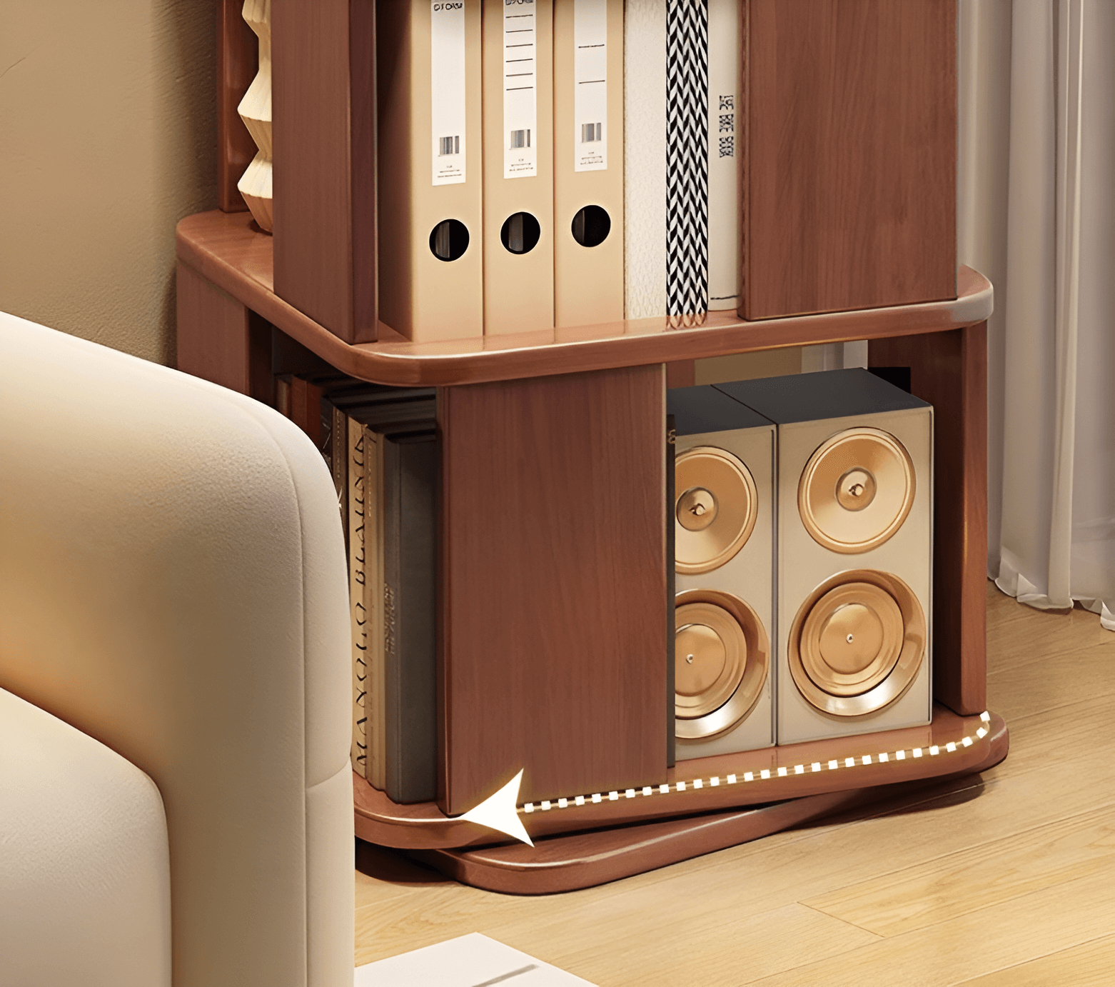 LayerFreestandingStorageRackforLivingRoom