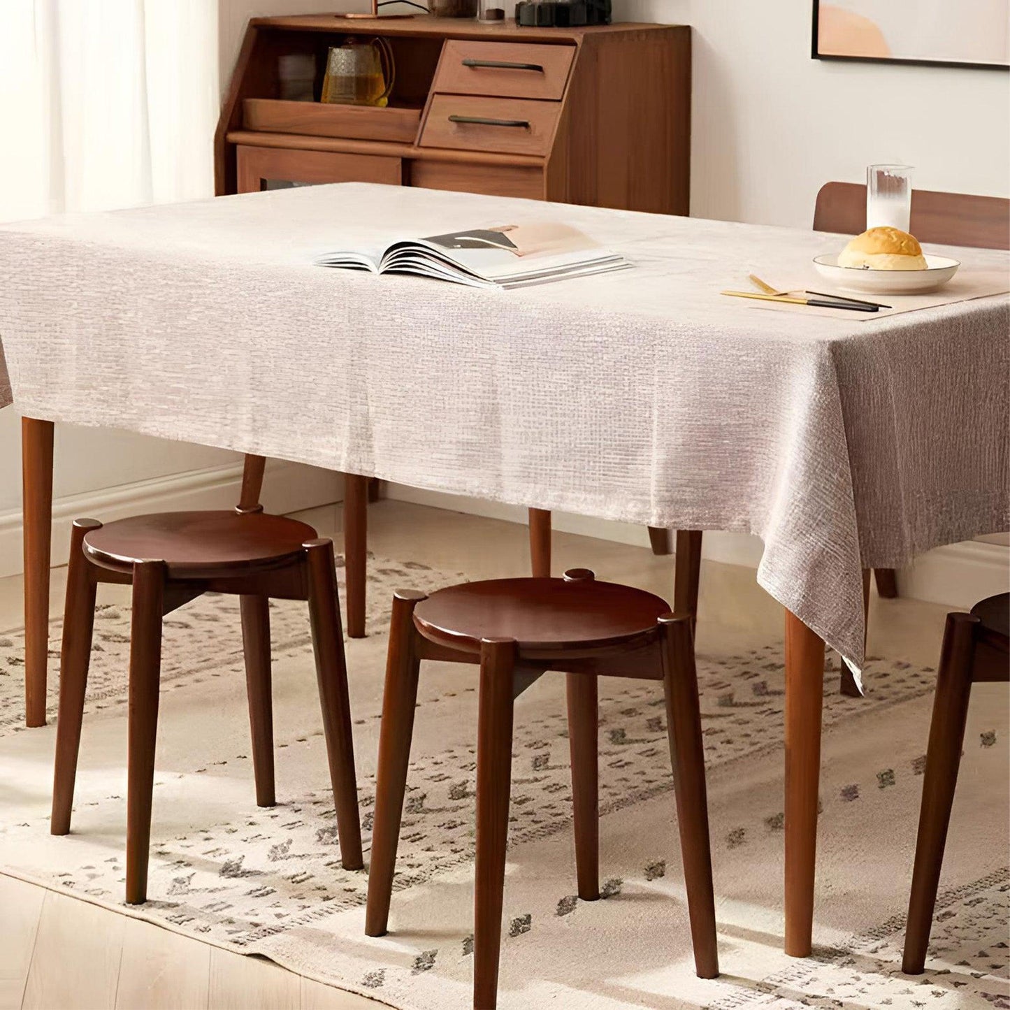 Round Stackable Dining Stools