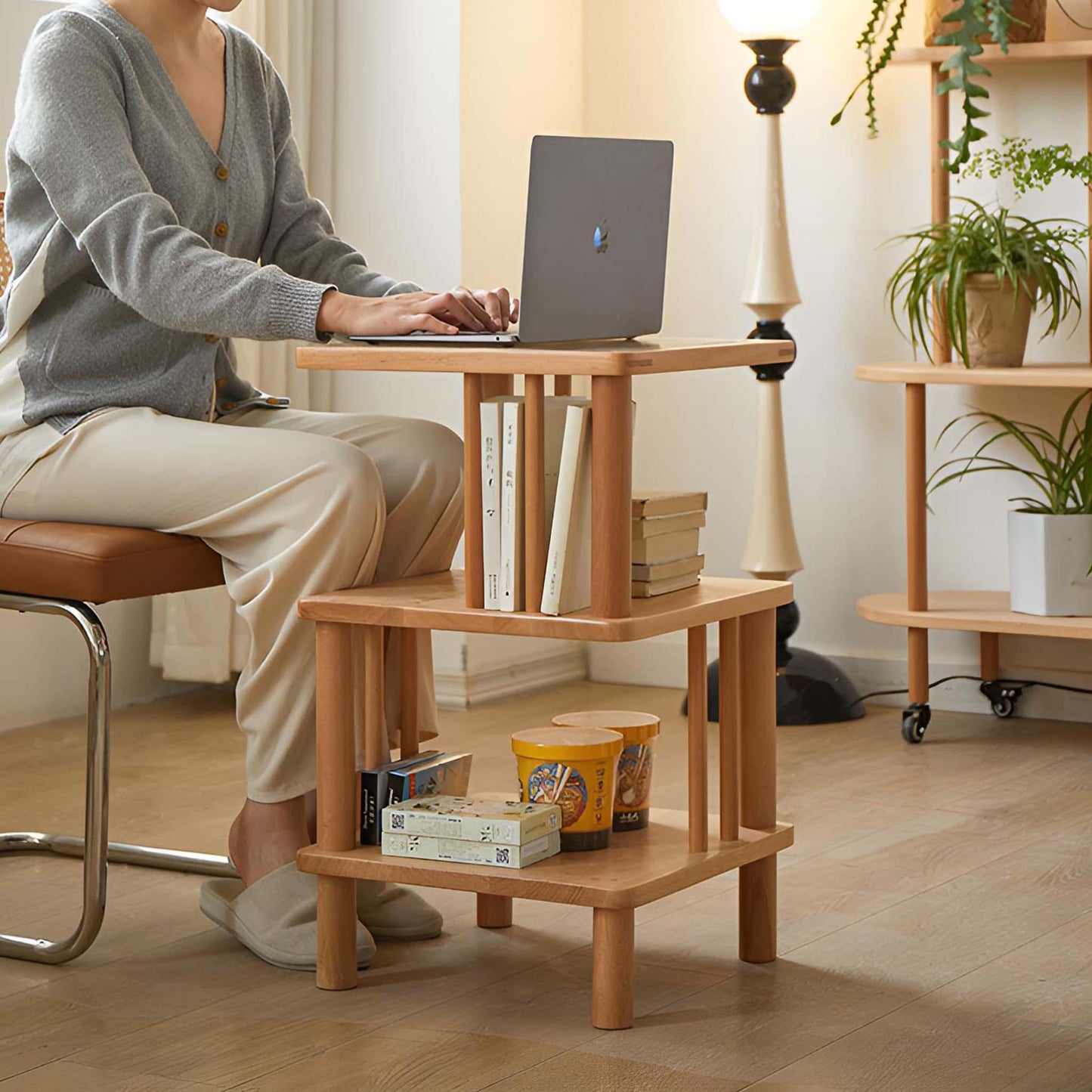 Chic Side Table for Bedroom Accents