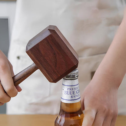 Creative Magnetic Wood Bottle Opener - Elegance Revealed