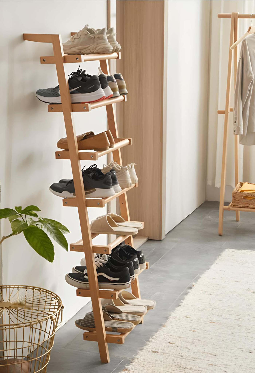 Shoe Rack Elevated Elevate Entryway Organization with Tall Shoe Rack: Get Yours Now ...
