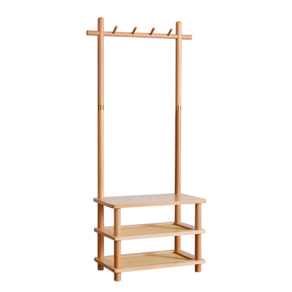 Solid Wood Shoe Changing Bench - Warm Welcome with Practical Entryway Furniture