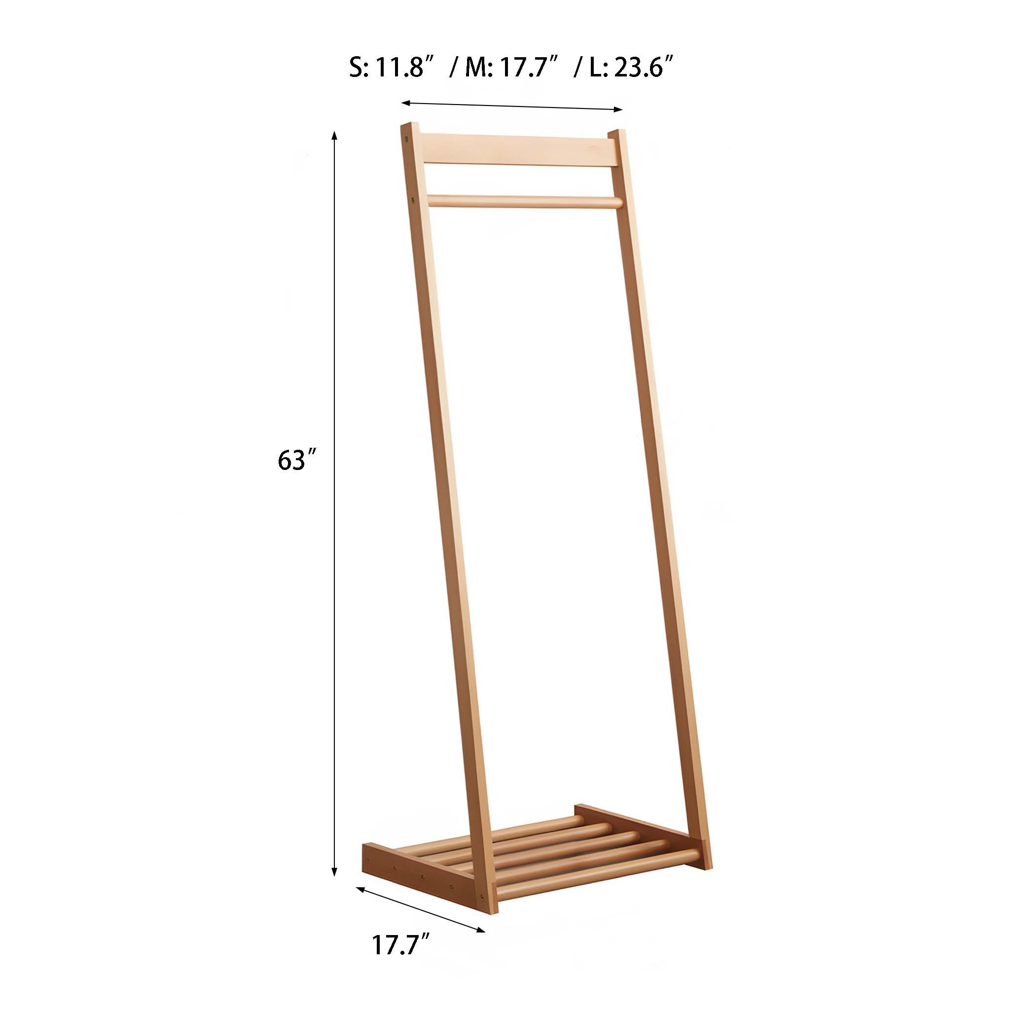Discover Innovation: Stylish Solid Wood Clothes Rack for Your Bedroom ...