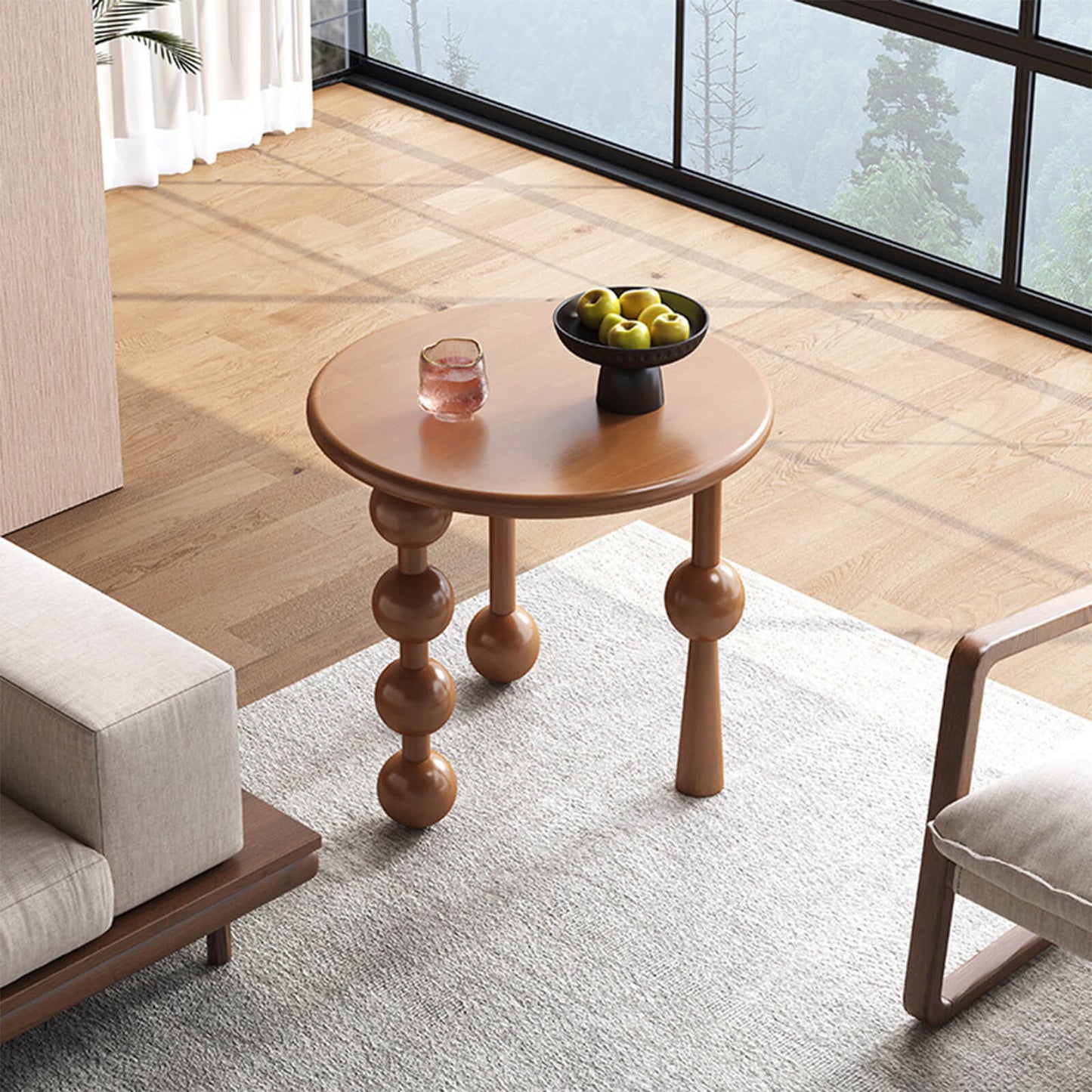 compact end table for small spaces