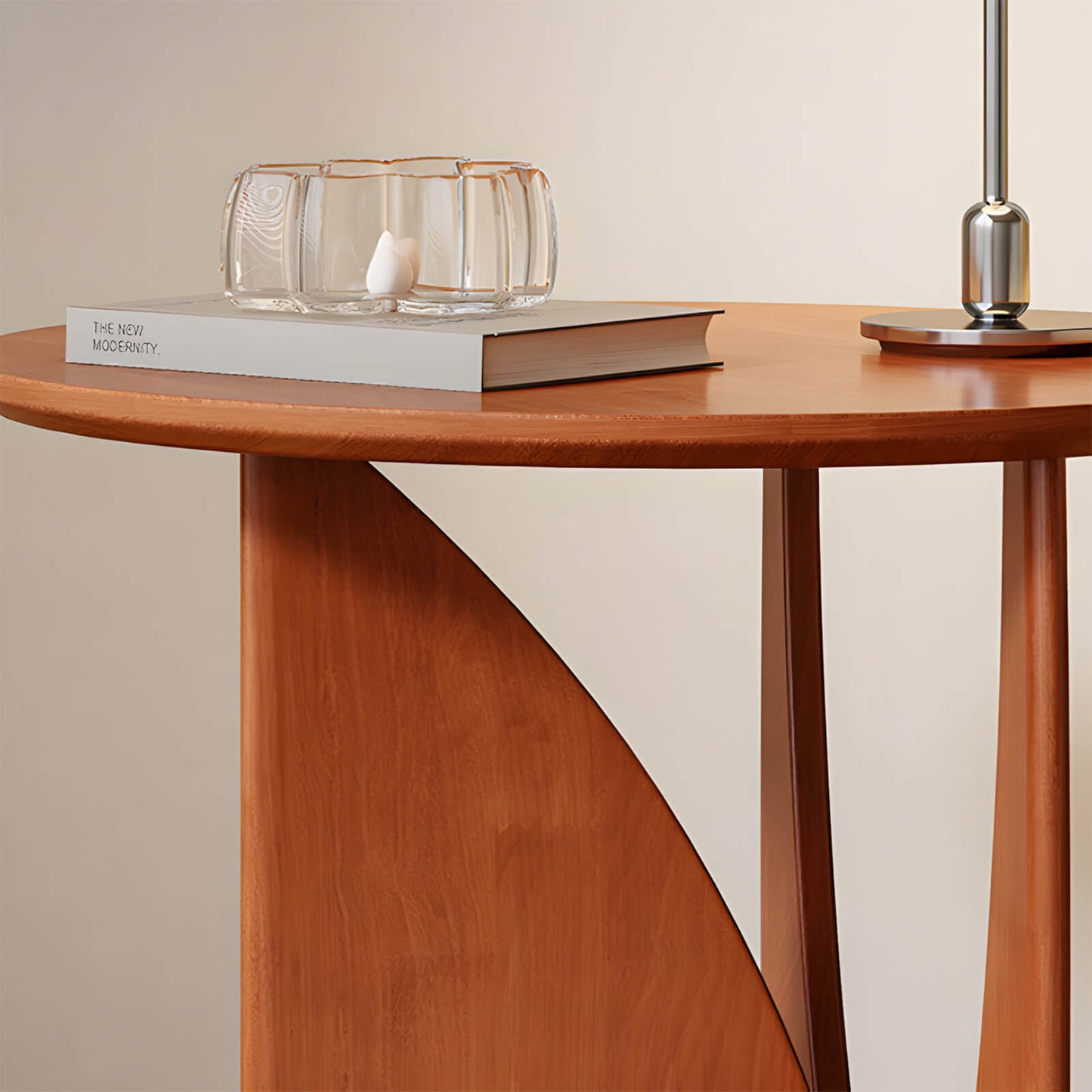 conversation piece solid wood cube table