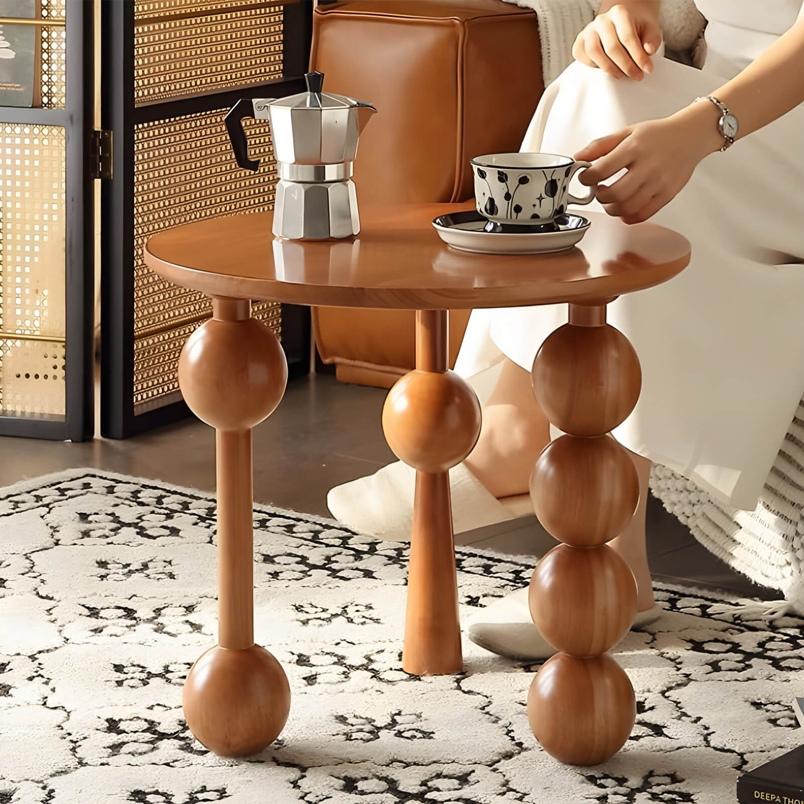 easy assemble wooden bedside table