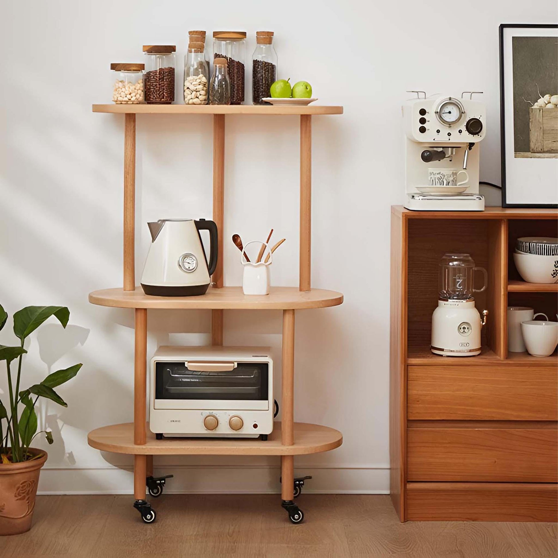 Versatile Storage Solution - Three-Tier Style for Any Space