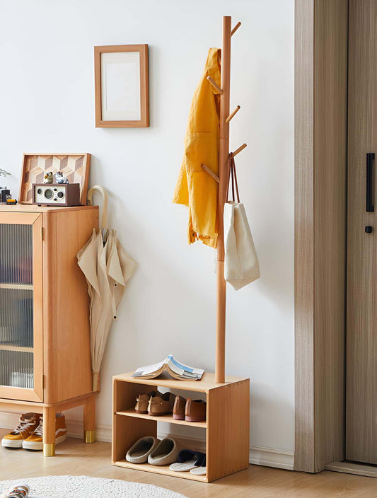 Coat Rack Benches - Savor Cozy
