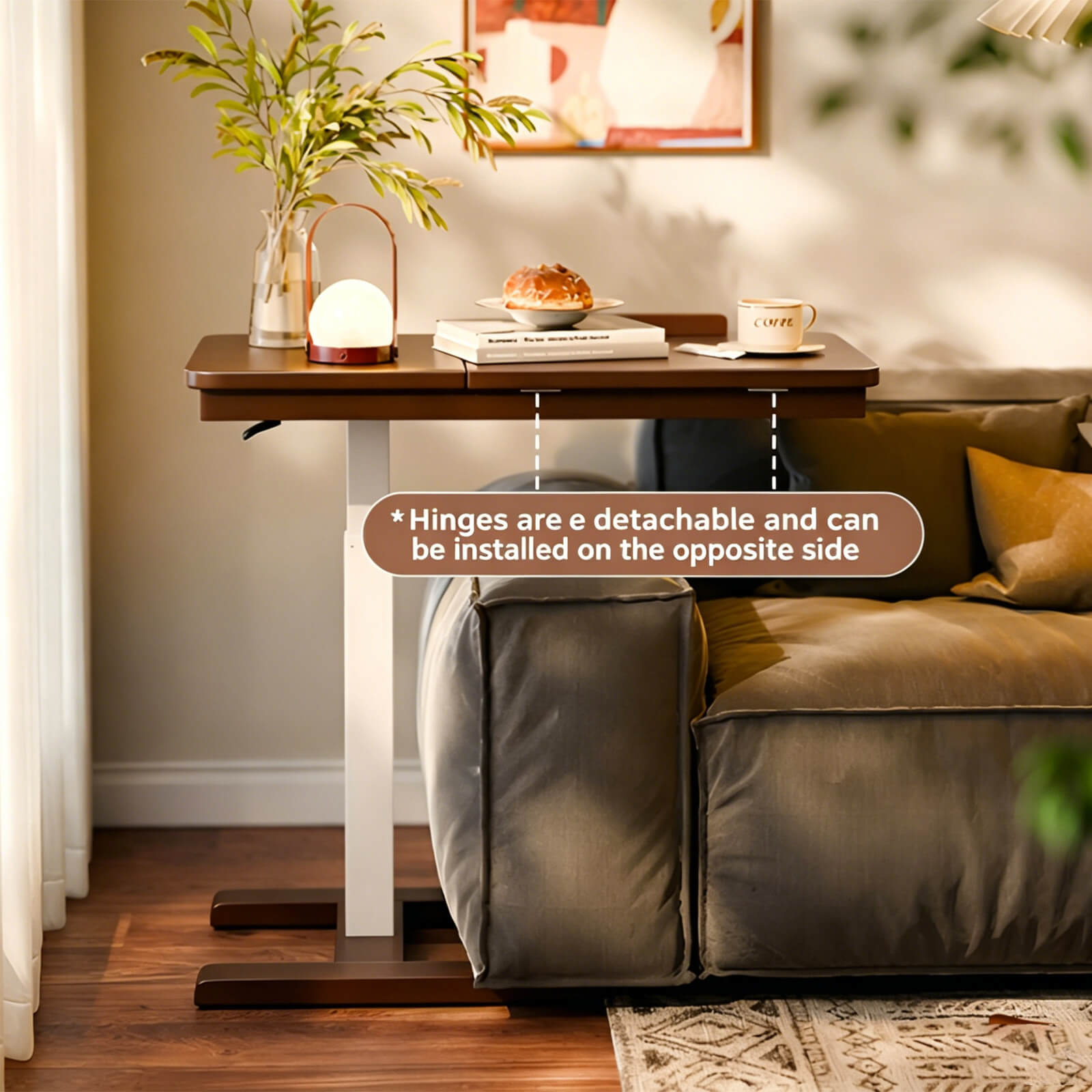 mobile desk for bed and sofa