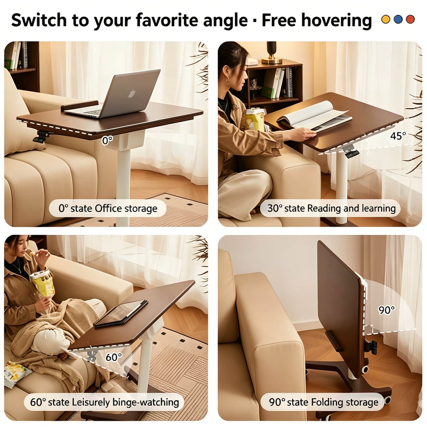 multi functional rolling side table