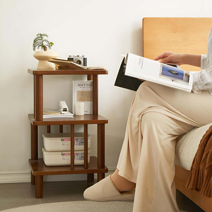 Cozy Bedroom End Table with Practicality