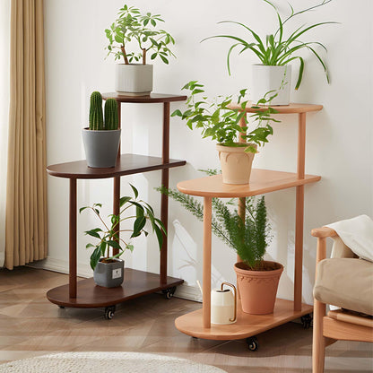 Two-Tone Plant Stand – Effortlessly Complements Your Home Decor