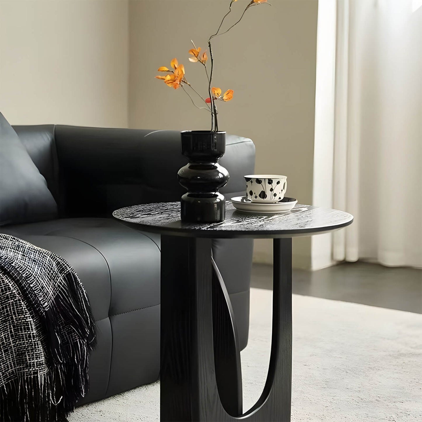 solid wood nightstand cube modern rustic