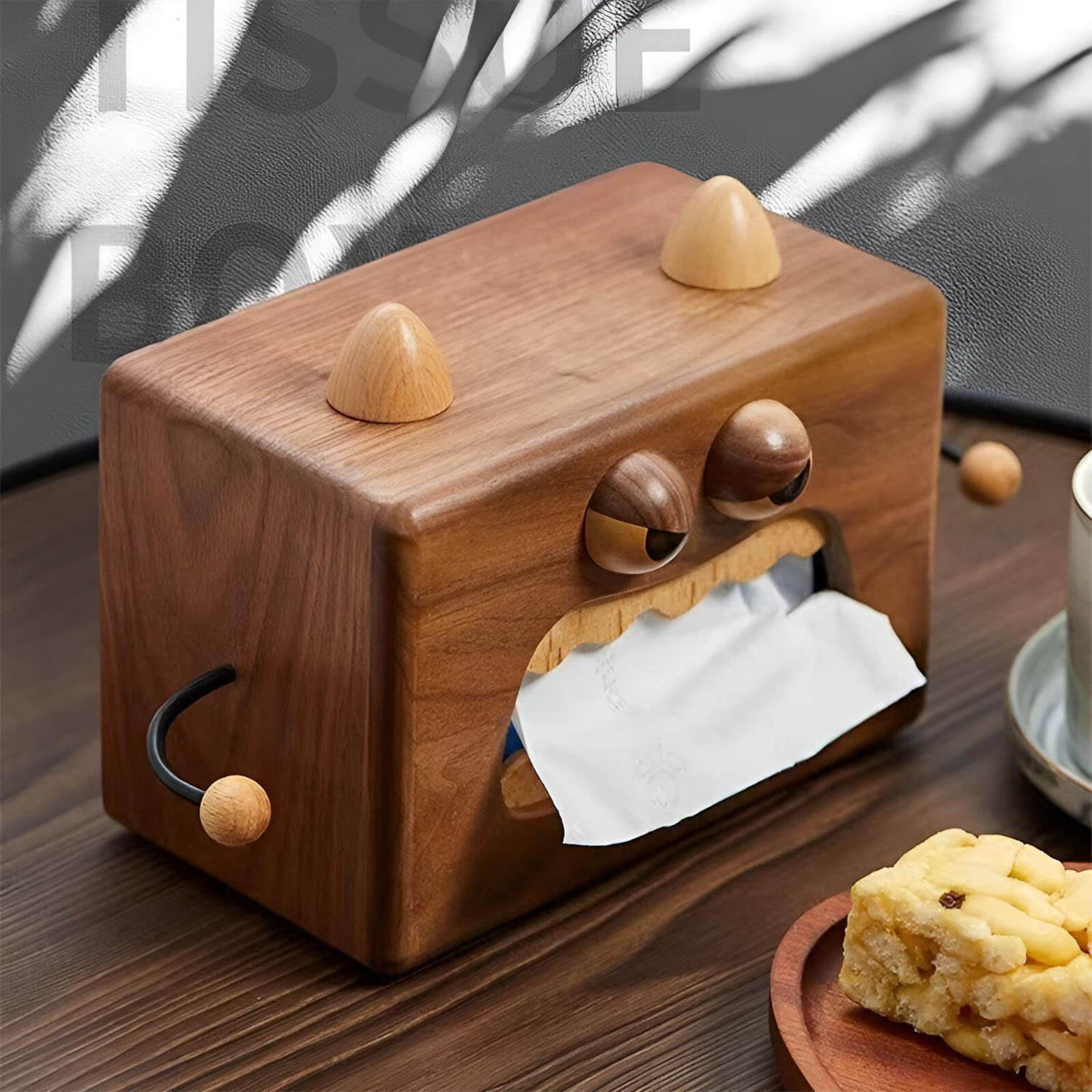 solid wood tissue box